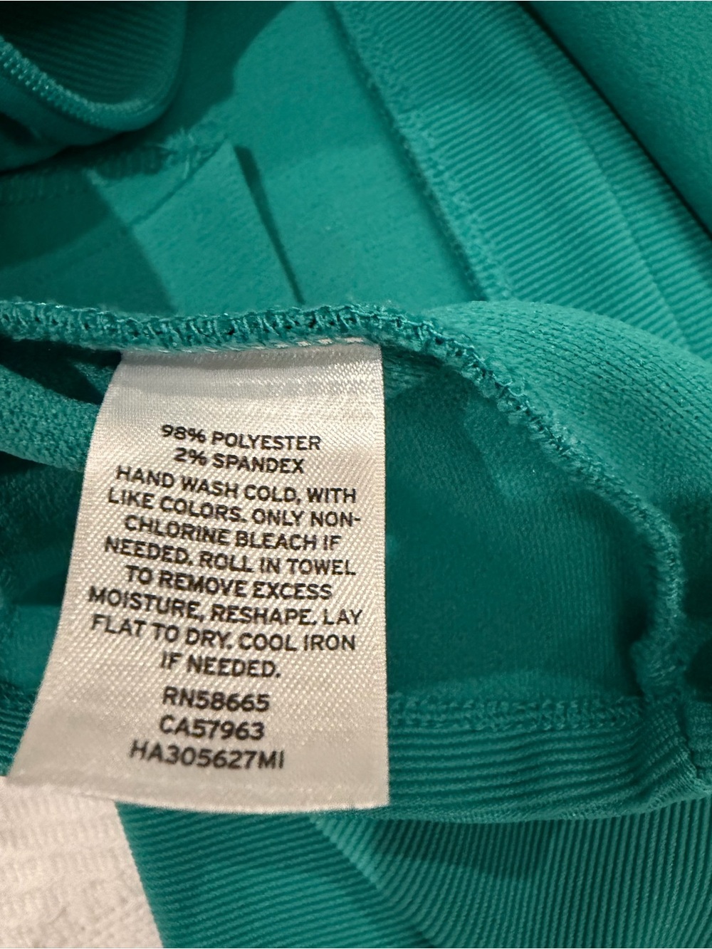 Halogen Jade Green Peplum Top | Textured Short Sleeve V-Neck Blouse | Size M - Picture 8 of 8